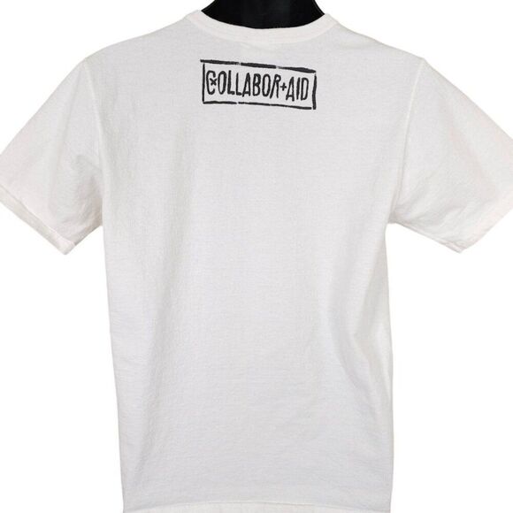 Just Don X Champion T Shirt Mens Size Medium White Basketball Collabor Aid - Picture 4 of 8